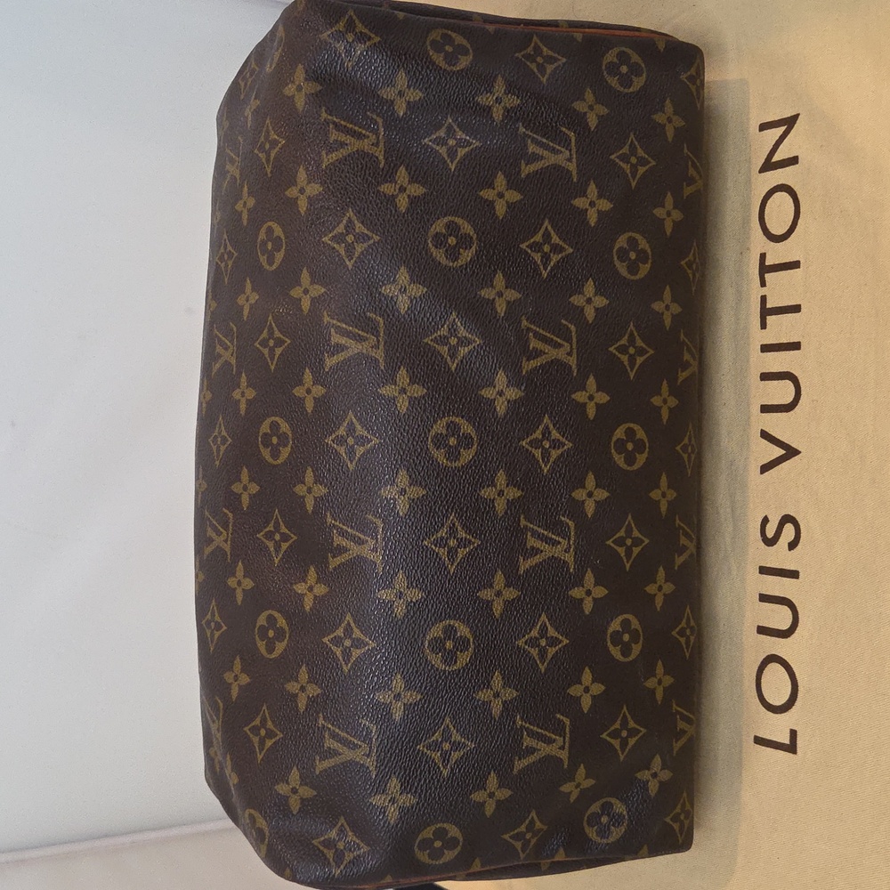 Louis Vuitton 1992 Ultra Rare Vintage Speedy35 Excellent condition lock/key #308 - Picture 9 of 17